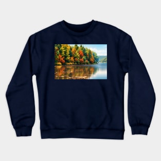 Autumn on the lake Crewneck Sweatshirt